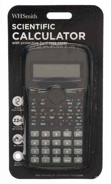 Scientific Calculator Black - Lotange - WHSmith - Calculators