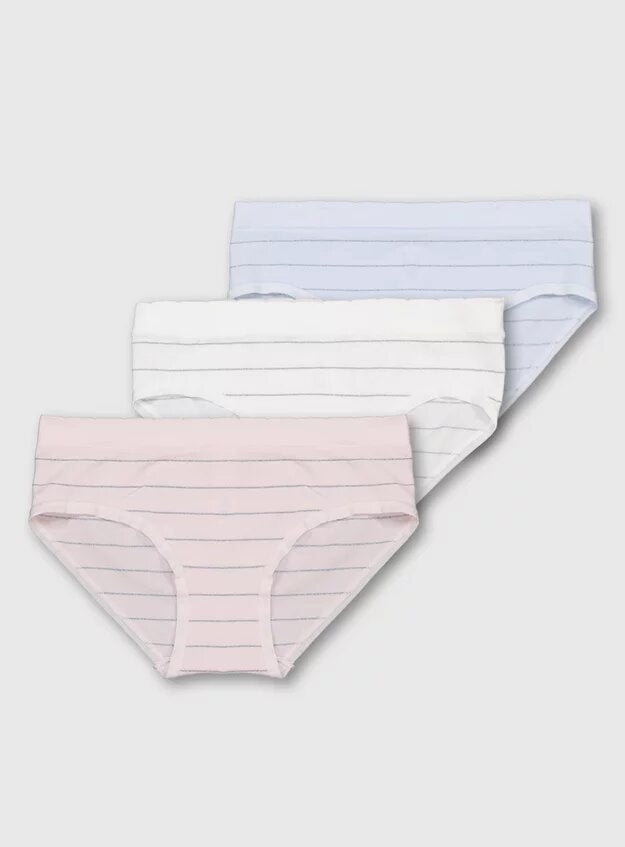 Seamfree Briefs 3 Pack - Lotange - Tu Clothing - Girls Underwear & Socks