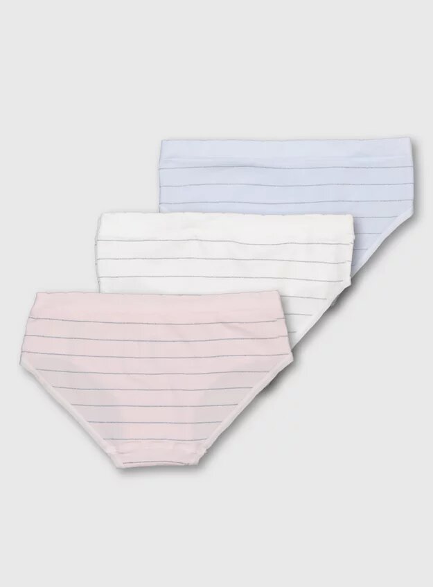 Seamfree Briefs 3 Pack - Lotange - Tu Clothing - Girls Underwear & Socks