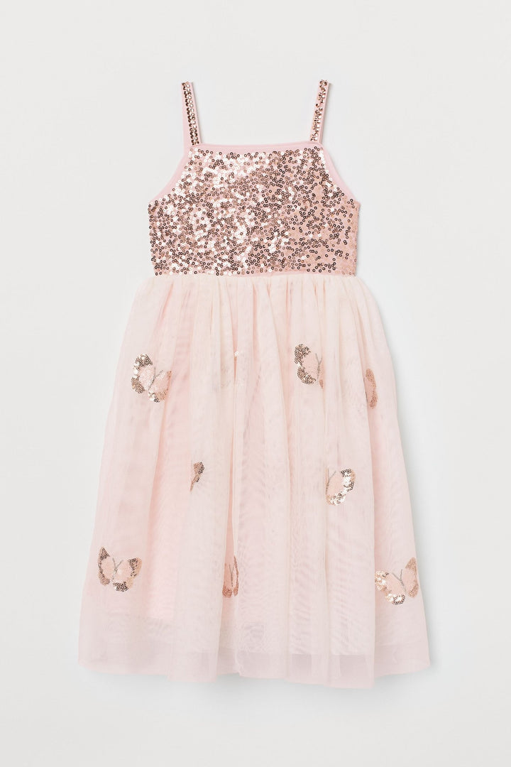 Sequined tulle dress - Lotange - H&M - Girls Dresses