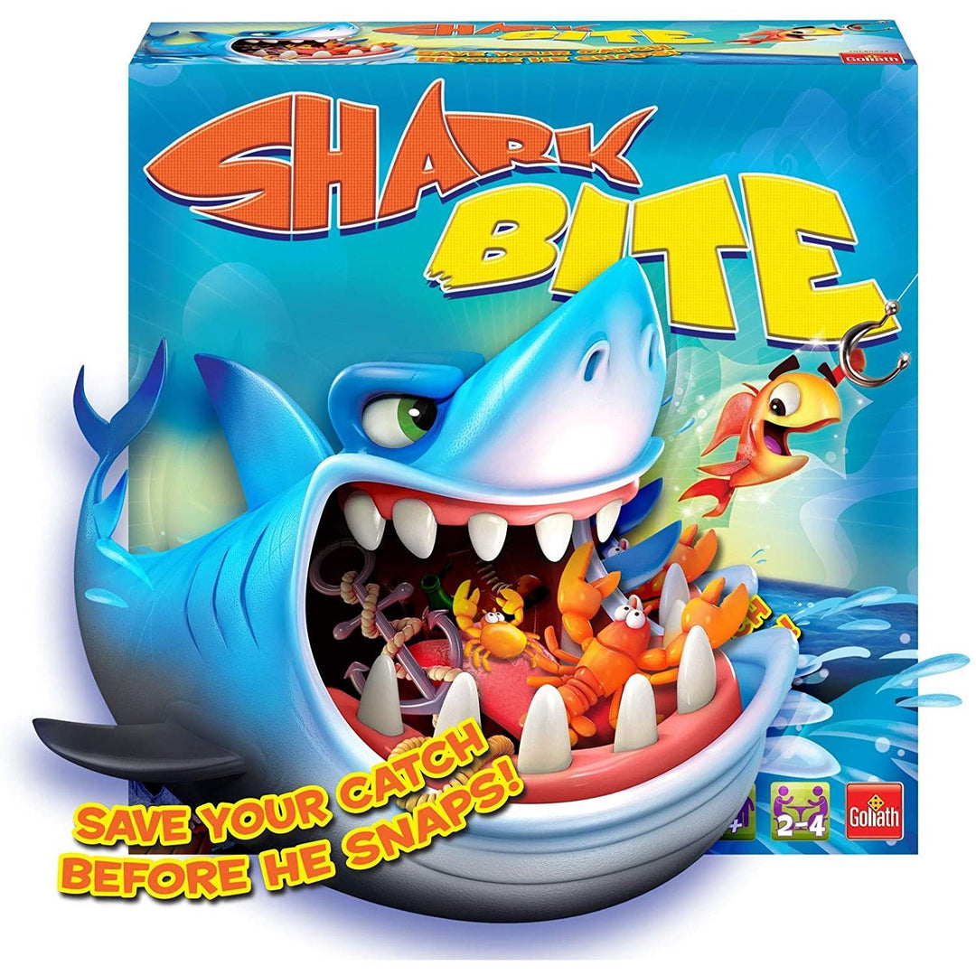 Shark Bite Fishy Board Game - Lotange - Goliath - Toys & Games