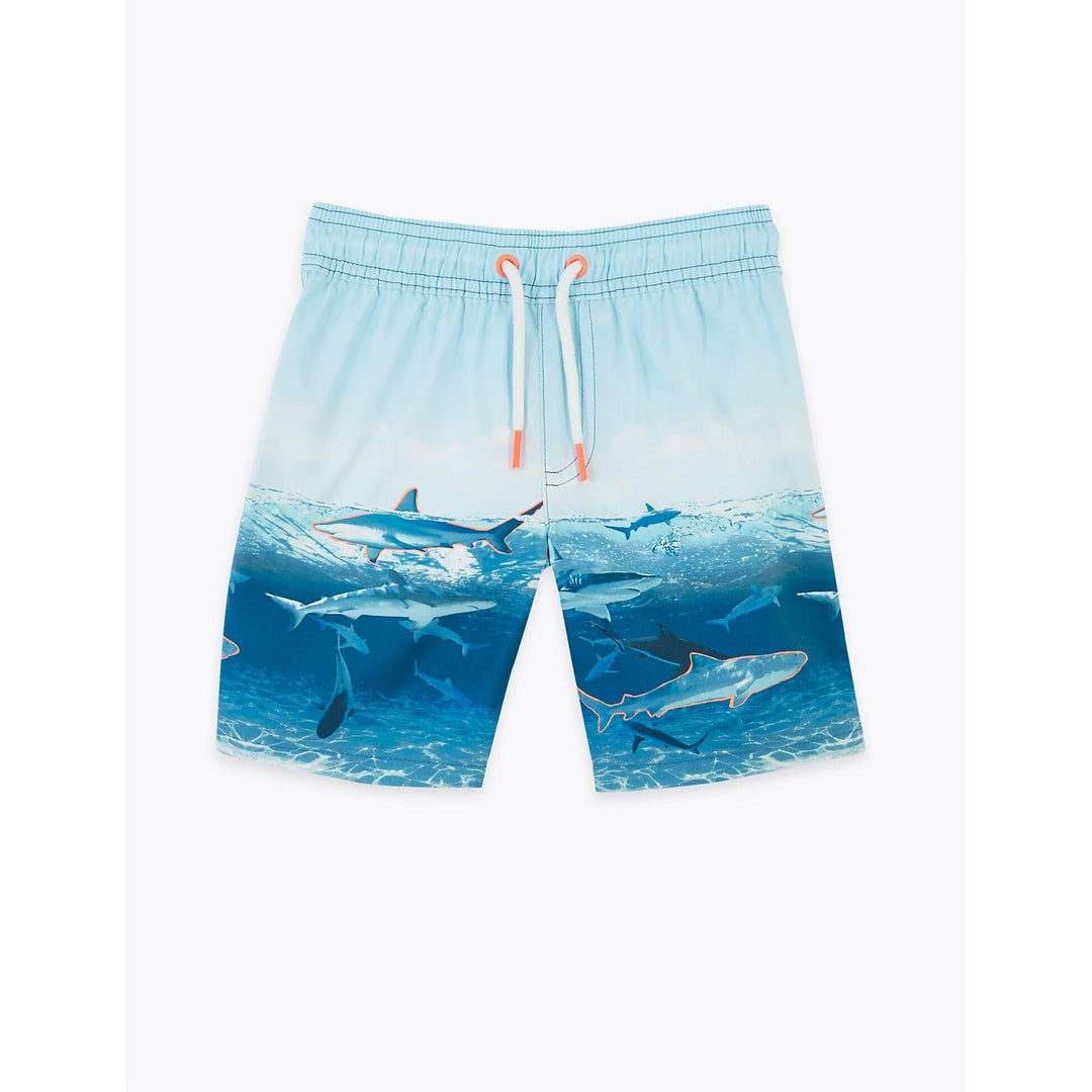 Shark Swim Shorts  - Lotange - Marks & Spencer - Boys Swimwear