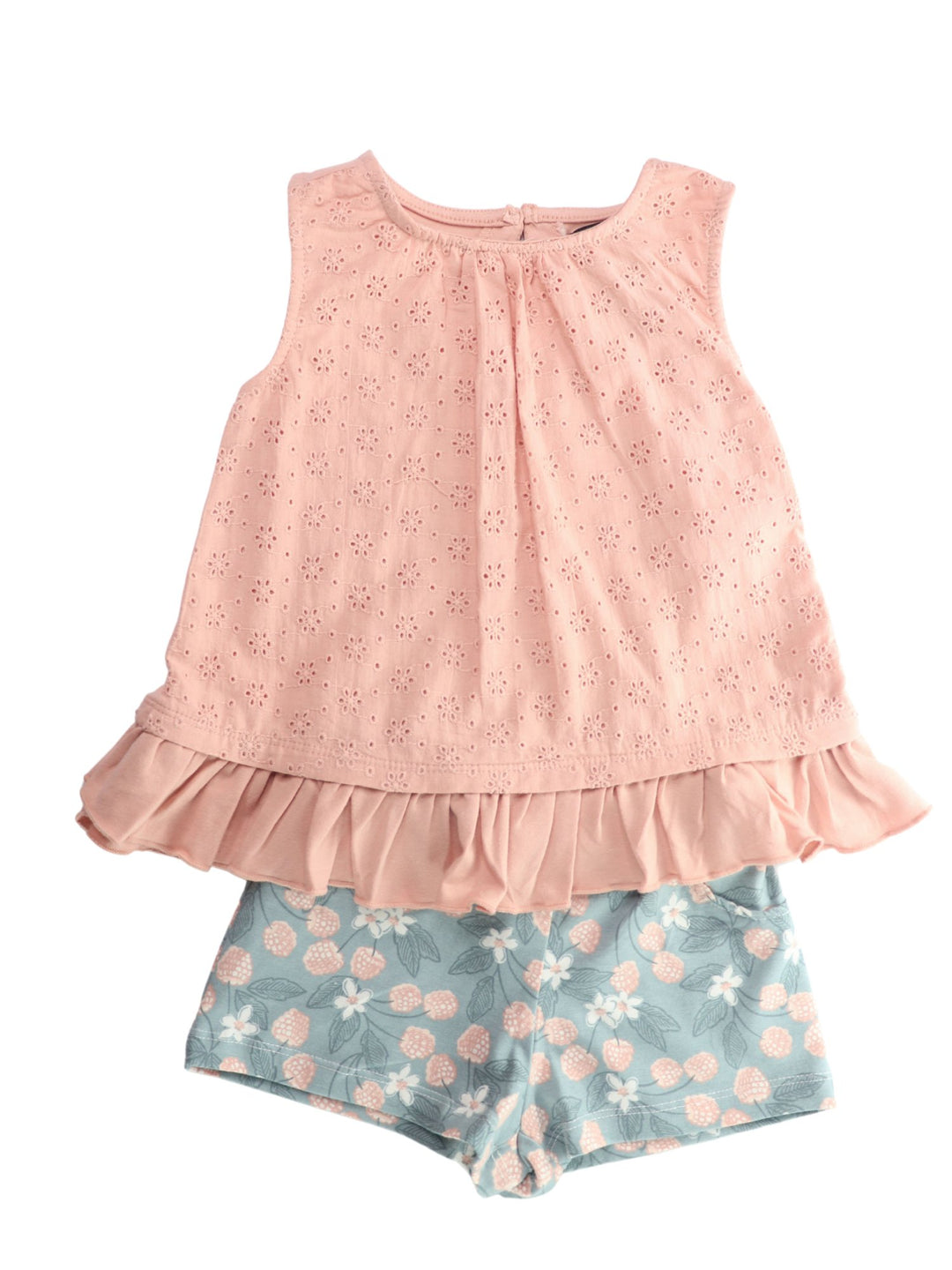 Sleeveless Raspberry Outfit Set - Lotange - Cynthia Rowley - Baby Girls Outfits