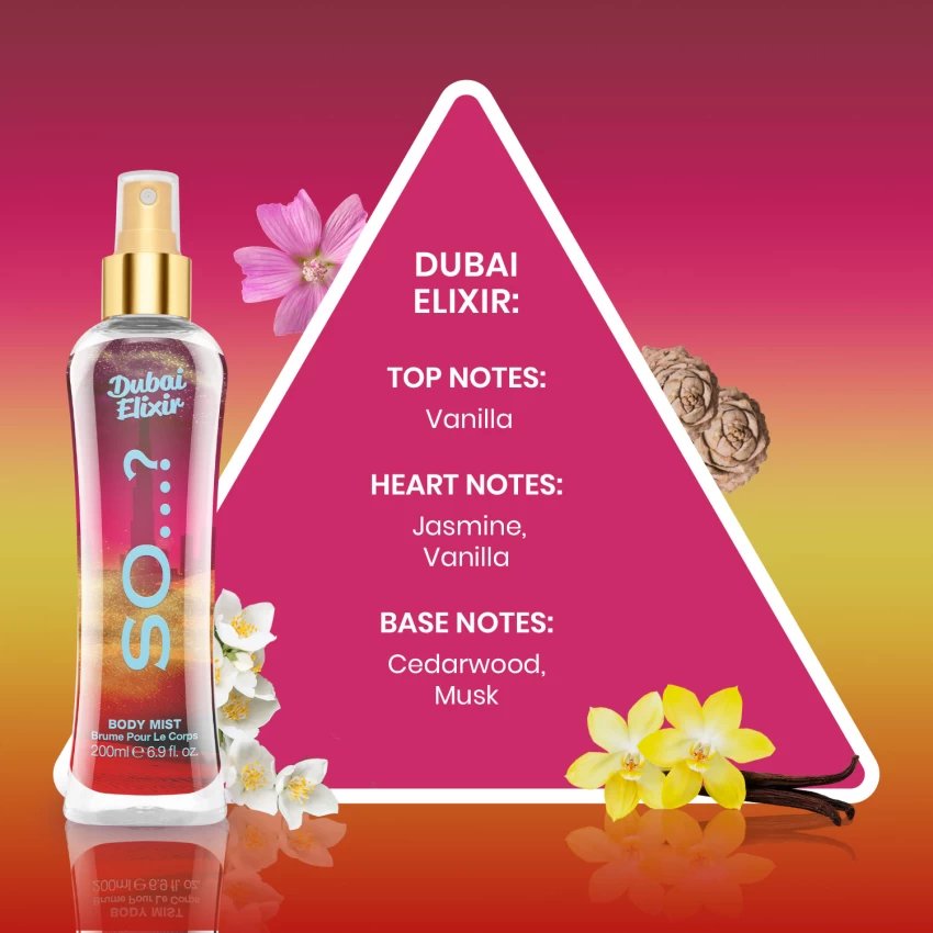 So…? Dubai Elixir Body Mist 200ml - Lotange - So…? - Perfume & Fragrances For Her