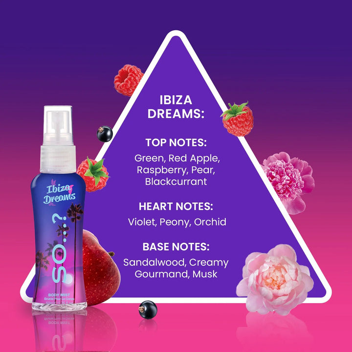 So…? Ibiza Dreams Body Mist 200ml - Lotange - So…? - Perfume & Fragrances For Her