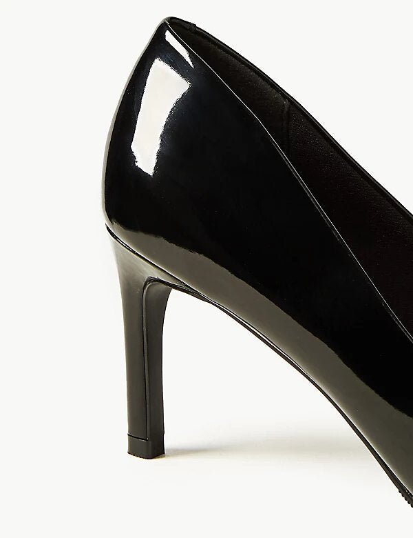 Stiletto Heel Court Shoes - Lotange - Marks & Spencer - Women's Shoes