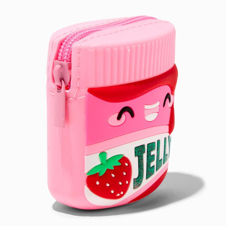 Strawberry Face Jelly Coin Purse - Lotange - Claire's -