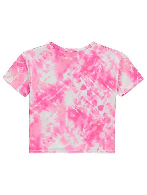 Tie Dye LA Slogan Top - Lotange - George - Girls Tops & T-Shirts