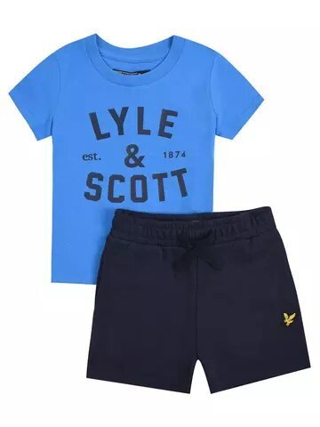 Toddler Boys Tee and Shorts Set - Lotange - Lyle & Scott - Baby Boys Outfits