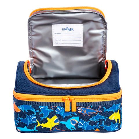 Tropic Double Decker Lunchbox Orange - Lotange - Smiggle - Lunch Bags