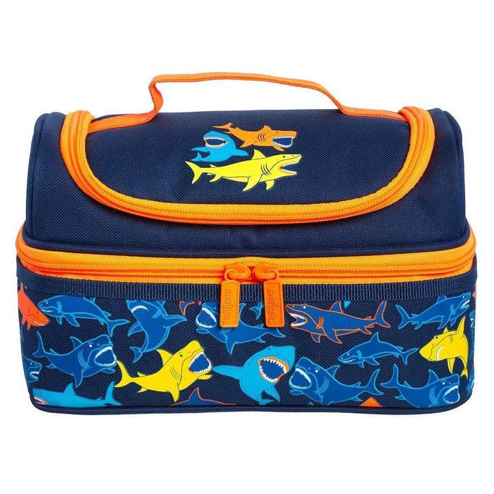 Tropic Double Decker Lunchbox Orange - Lotange - Smiggle - Lunch Bags