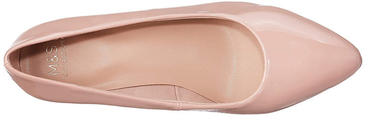 Wedge Court Shoes Beige - Lotange - Marks & Spencer - Women's Shoes