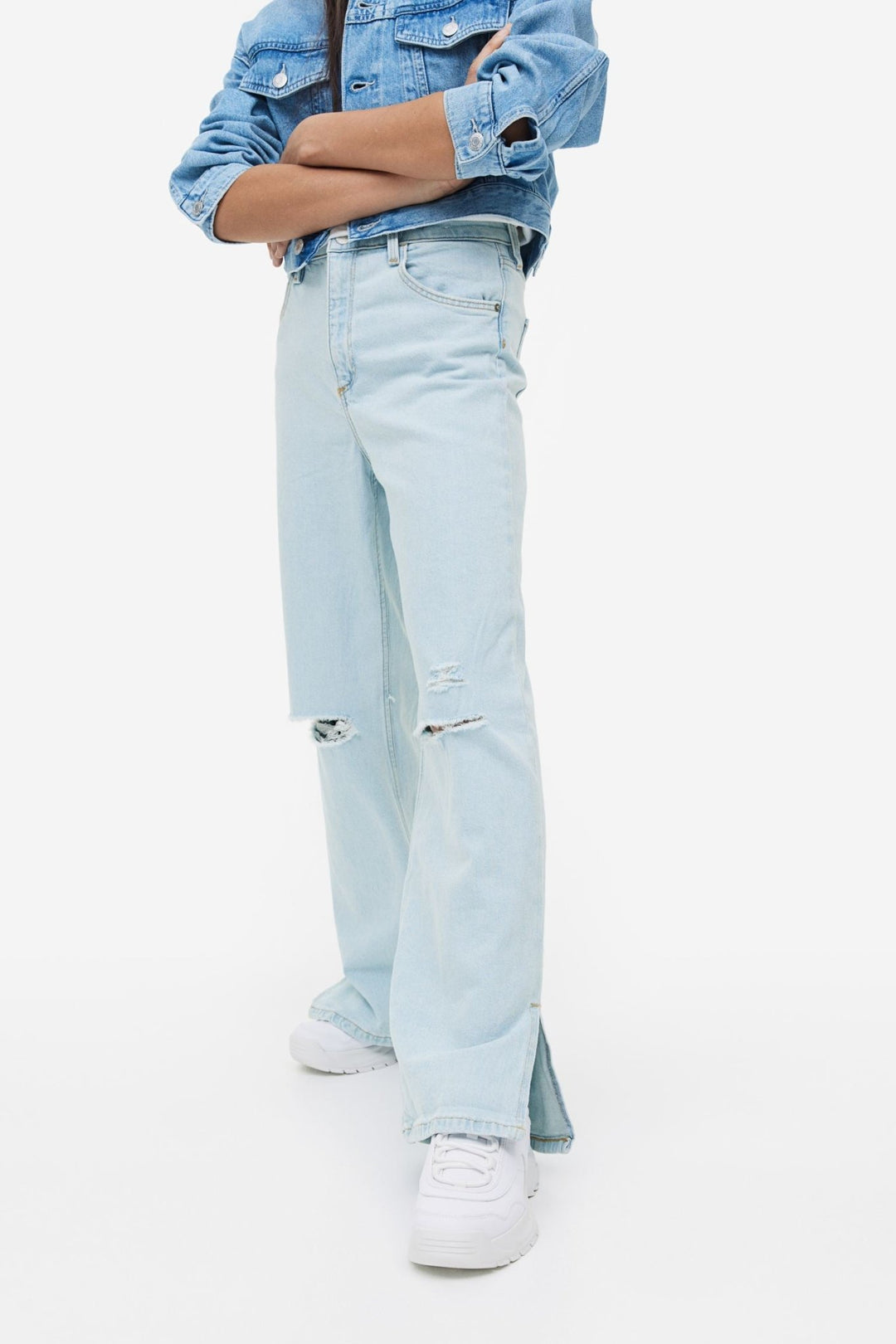 Wide High Jeans High waist - Lotange - H&M - Jeans