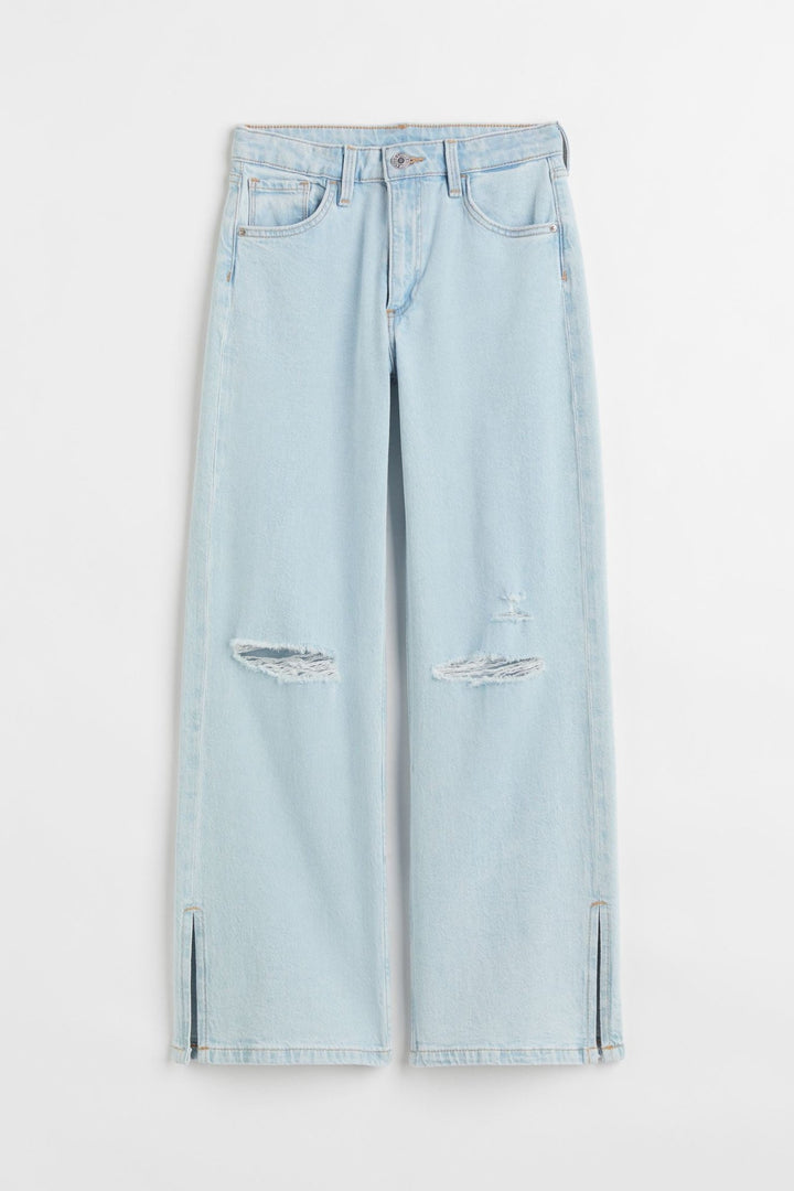 Wide High Jeans High waist - Lotange - H&M - Jeans