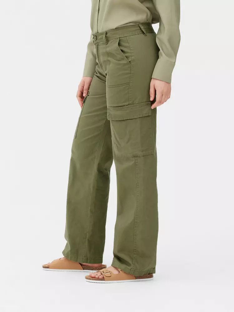 Wide Leg Cargo Trousers - Lotange - Primark - Trousers